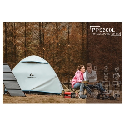 7.2kg PPS600L بطارية احتياطية امدادات الطاقة 600w محطة طاقة محمولة
