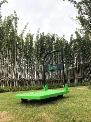 ارتداء عربة عربة دوللي ذات منصة قابلة للطي مقاومة مع عجلات SILENT 330KG للخدمة الشاقة