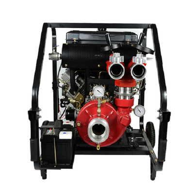 مضخة حريق أوتوماتيكية عالية الرفع 95 م 2 مخرج V Twin 3x3 في مخرج مدخل