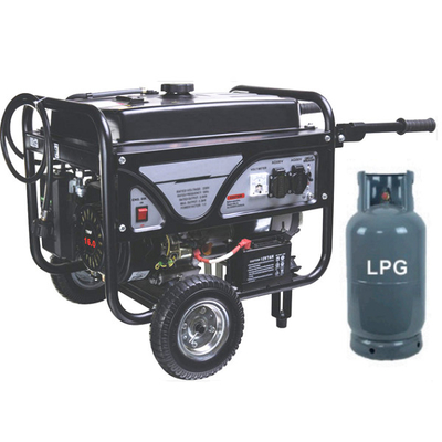 2.2KVA ثنائي الوقود المحمولة مجموعة المولدات الكهربائية LPG Gas NG Gas Quiet 68db