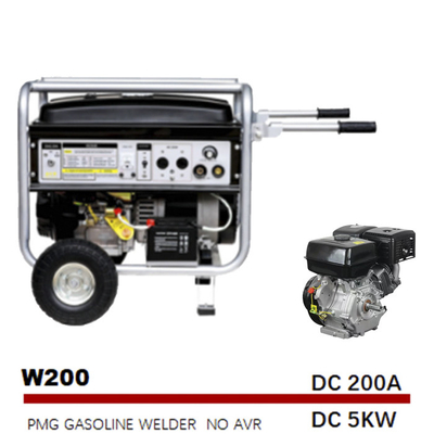 قوس مولد المحرك مدفوعة اللحامات 200A 5 KW 14HP بدء التشغيل الكهربائي