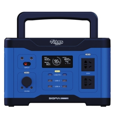 PD65W محطة طاقة محمولة خارجية 600 واط مع شاشة عرض ديناميكية LCD