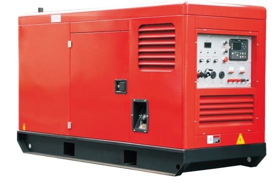 3 المرحلة 400A مولد لحام الديزل الصامت لوحة التحكم LCD DC12V بدء الكهربائية