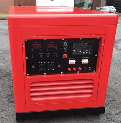 300A صامت الديزل لحام مولد لوحة التحكم LCD محرك كهربائي DC12V