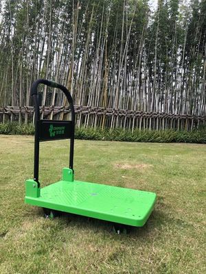 ارتداء عربة عربة دوللي ذات منصة قابلة للطي مقاومة مع عجلات SILENT 330KG للخدمة الشاقة
