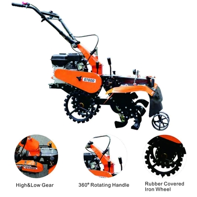 جهاز الحراثة الصغير ذو الحزام الكهربائي GT600 620 مم ، بدء الارتداد بعرض الحراثة