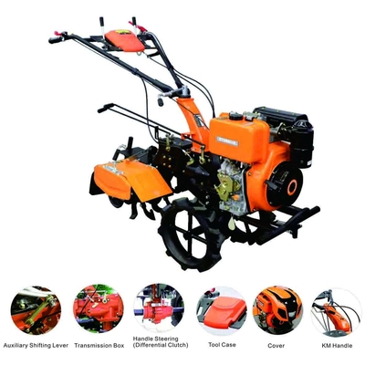 GT1350D-5 Mini Power Gear Tiller 150-300mm عمق الحراثة ديزل