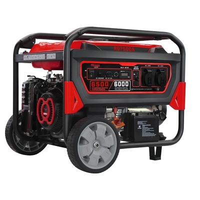 مولد يدوي وكهربائي محمول 6kw يعمل بالبنزين 420cc