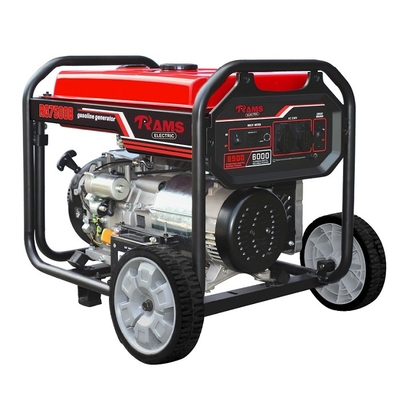 لوحة ب مولدات كهربائية محمولة تعمل بالغاز 6kw 420cc درجة تجارية