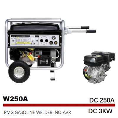 15HP 250A محرك مدفوعة عصا لحام مولد كهربائي