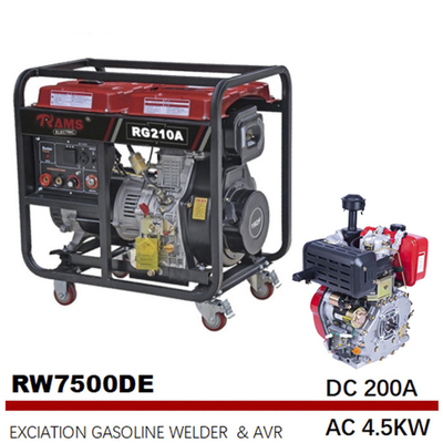188F المحمولة محرك الديزل مدفوعة اللحام الذكية AVR المراقب 200A