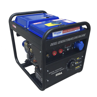 SMAW 250A مولدات لحام الديزل RWD250AC نوع التردد المتوسط