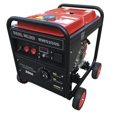 SMAW 250A مولدات لحام الديزل RWD250AC نوع التردد المتوسط