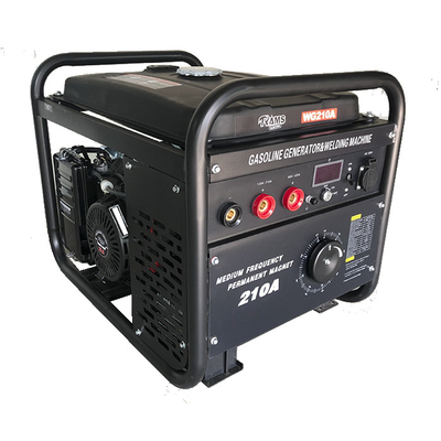 RWG210AC 210A مولد لحام القوس الكهربائي يعمل بالبنزين محرك 15 حصان