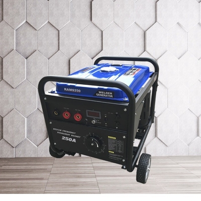 DC 2kw 250A عصا لحام مولد 75 فولت خزان 25L البنزين عصا لحام